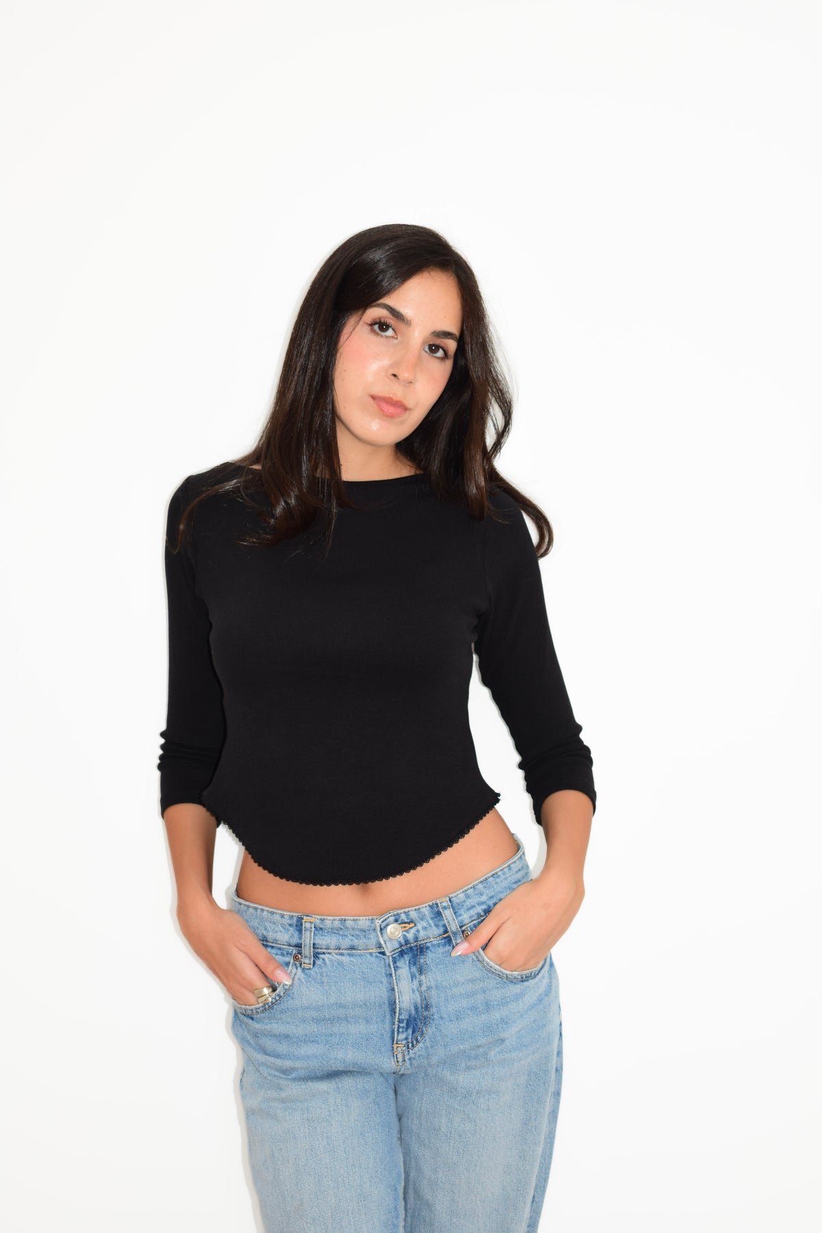 MILA TOP BLACK