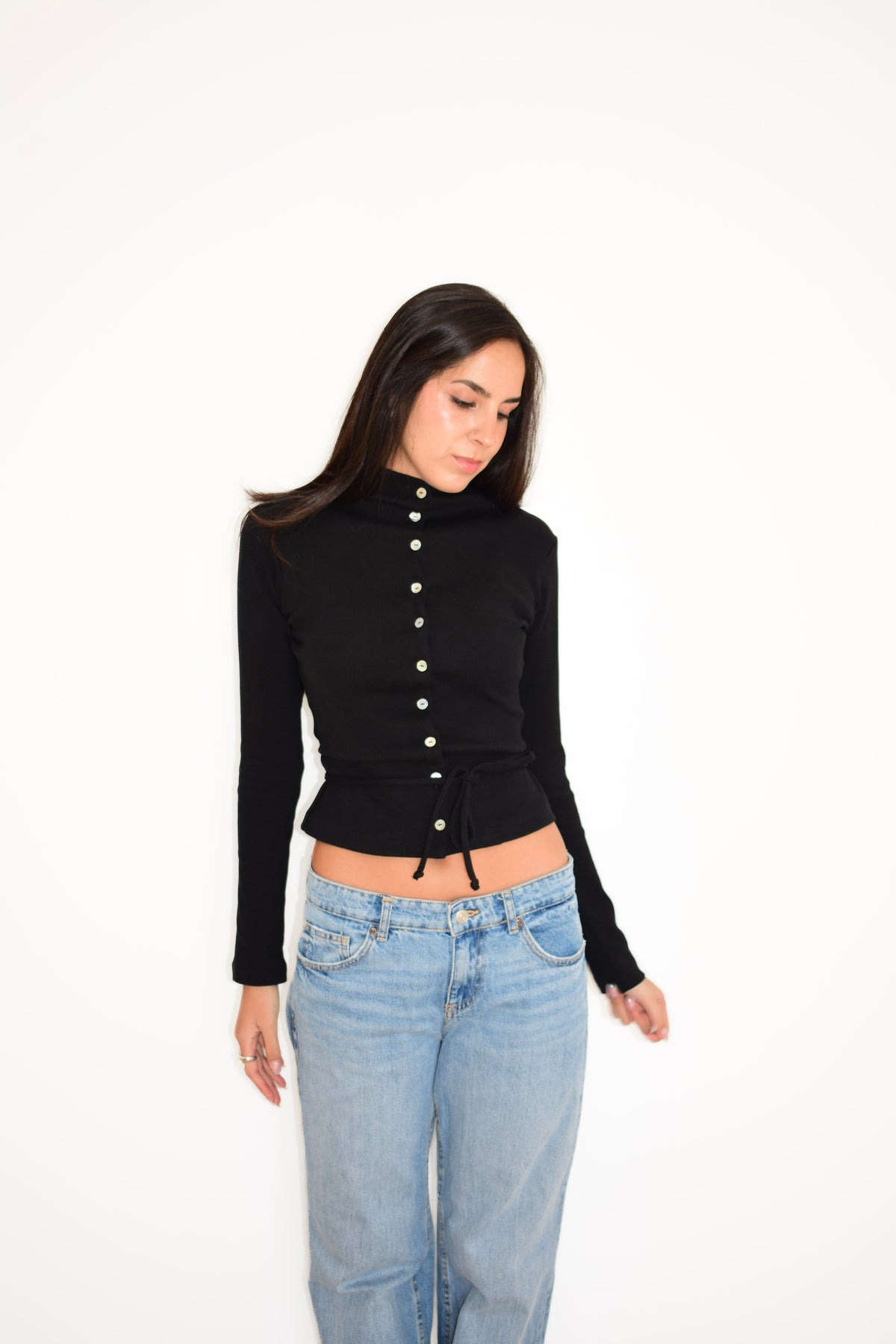 FREYA TOP BLACK
