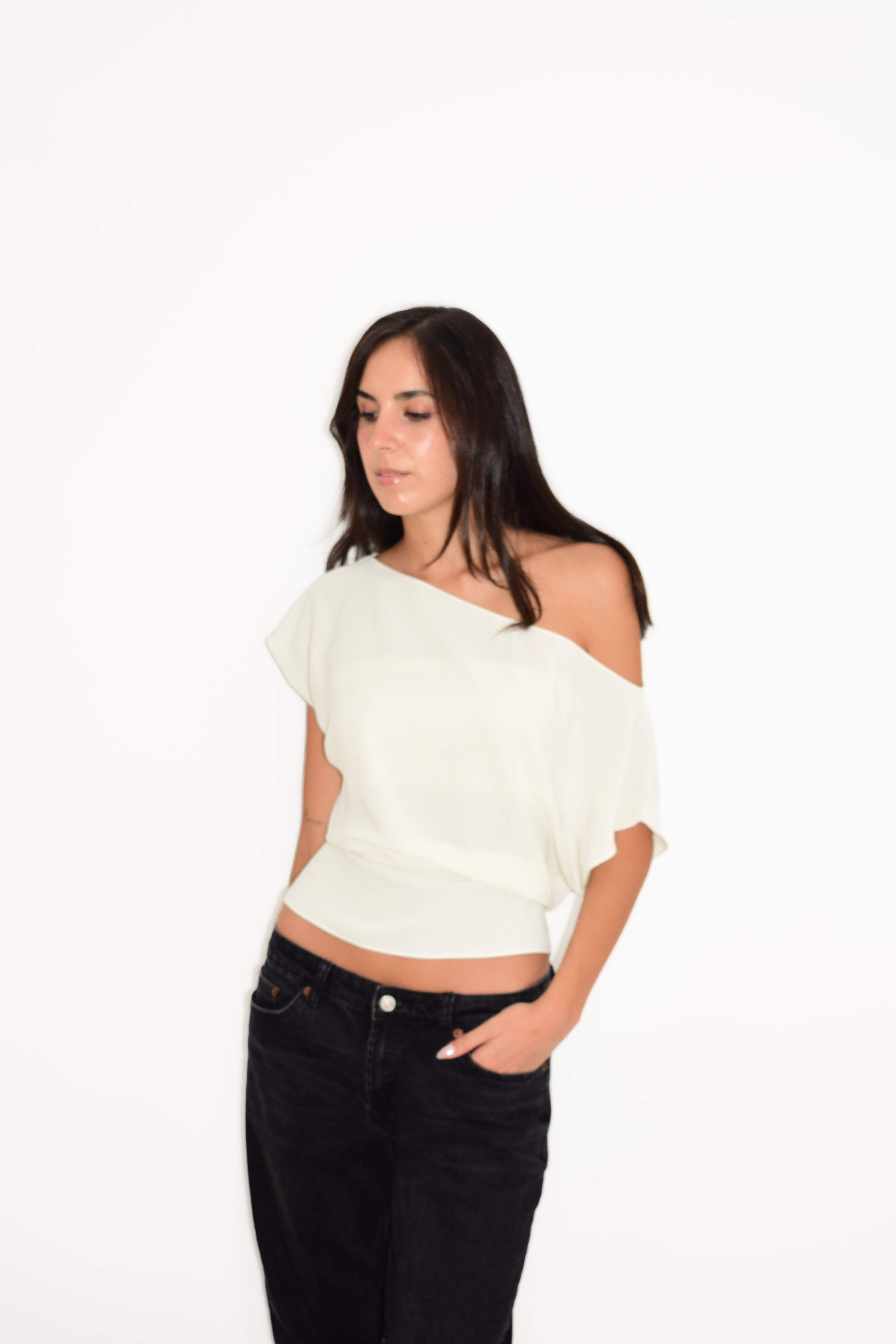 LENA TOP IVORY