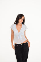 AMARA TOP LIGHTBLUE