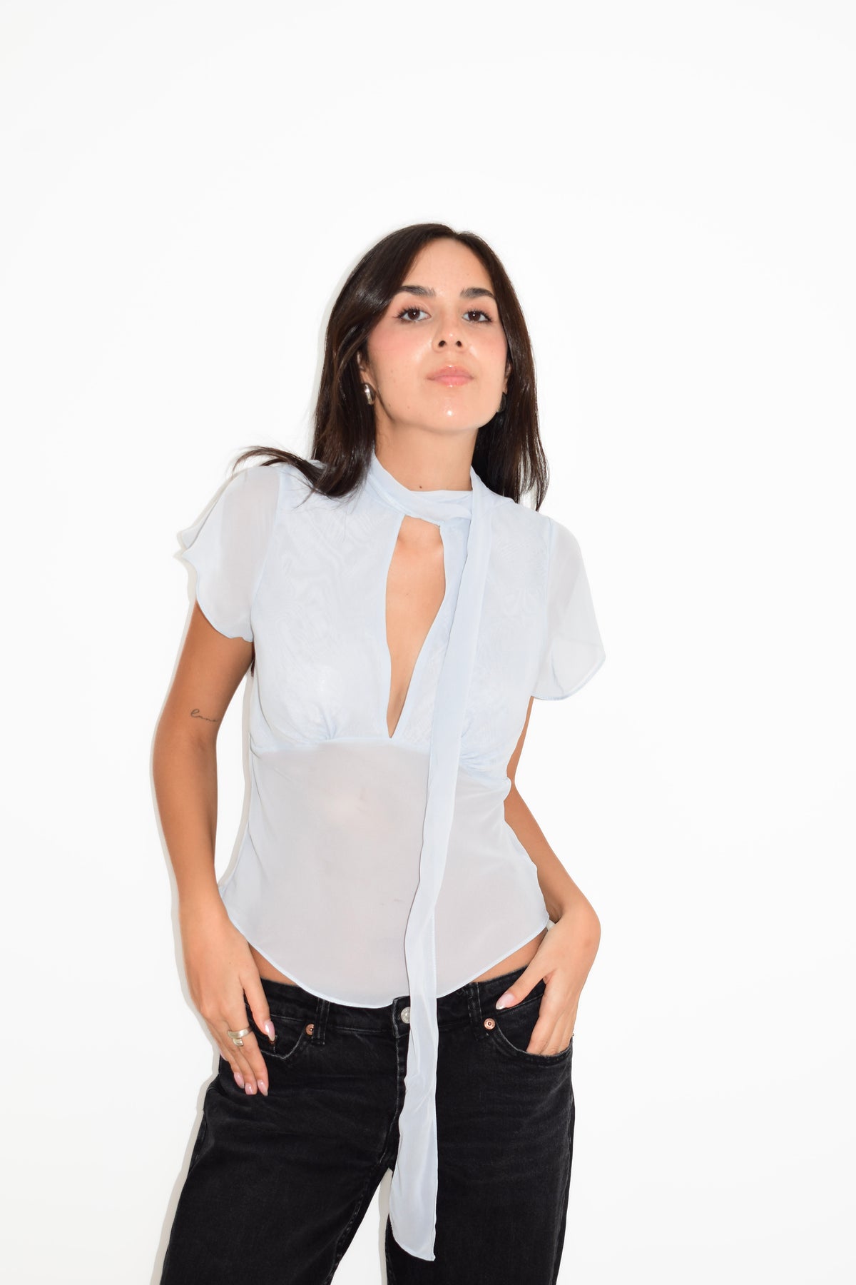 AMARA TOP LIGHTBLUE