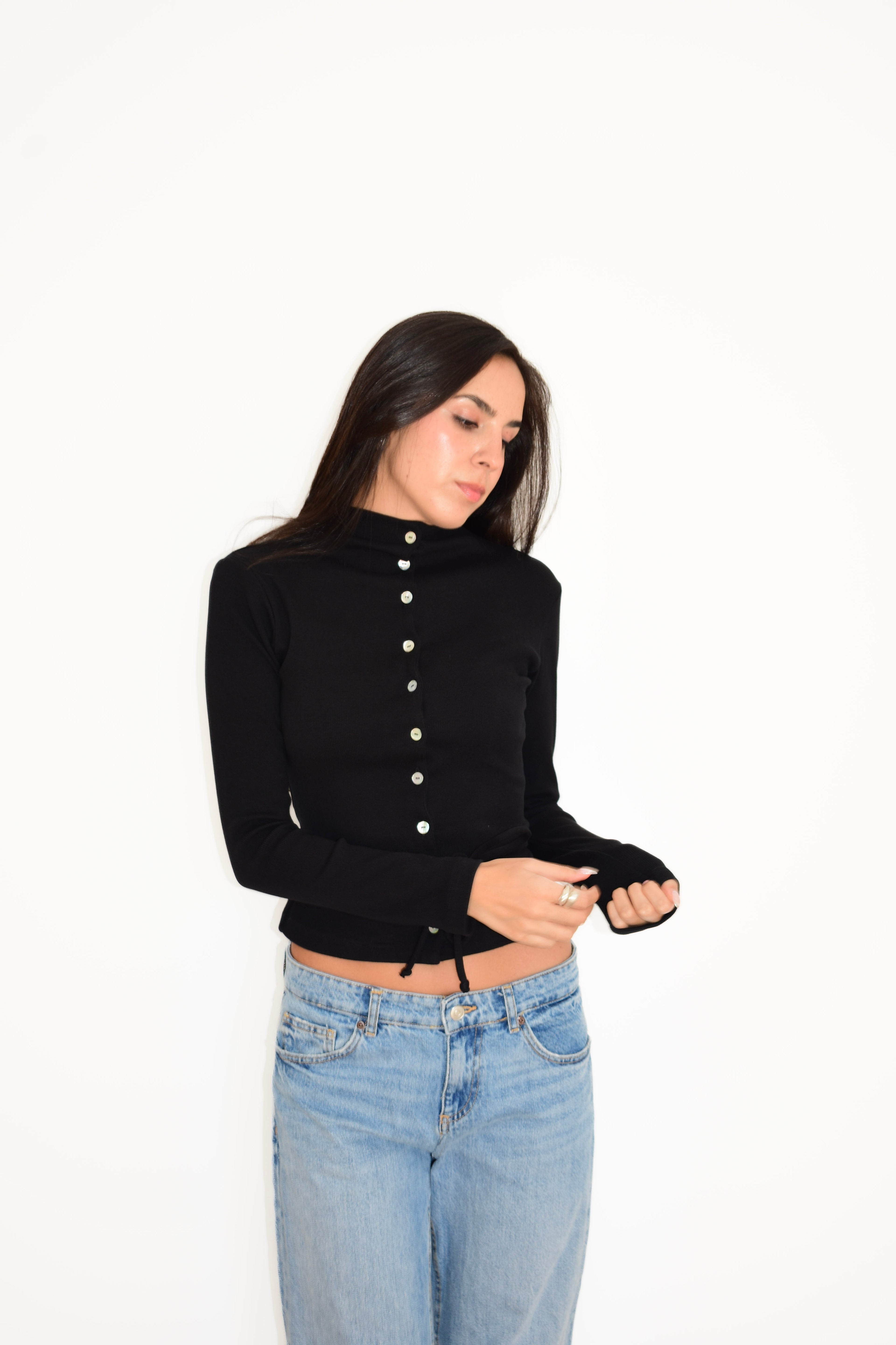FREYA TOP BLACK