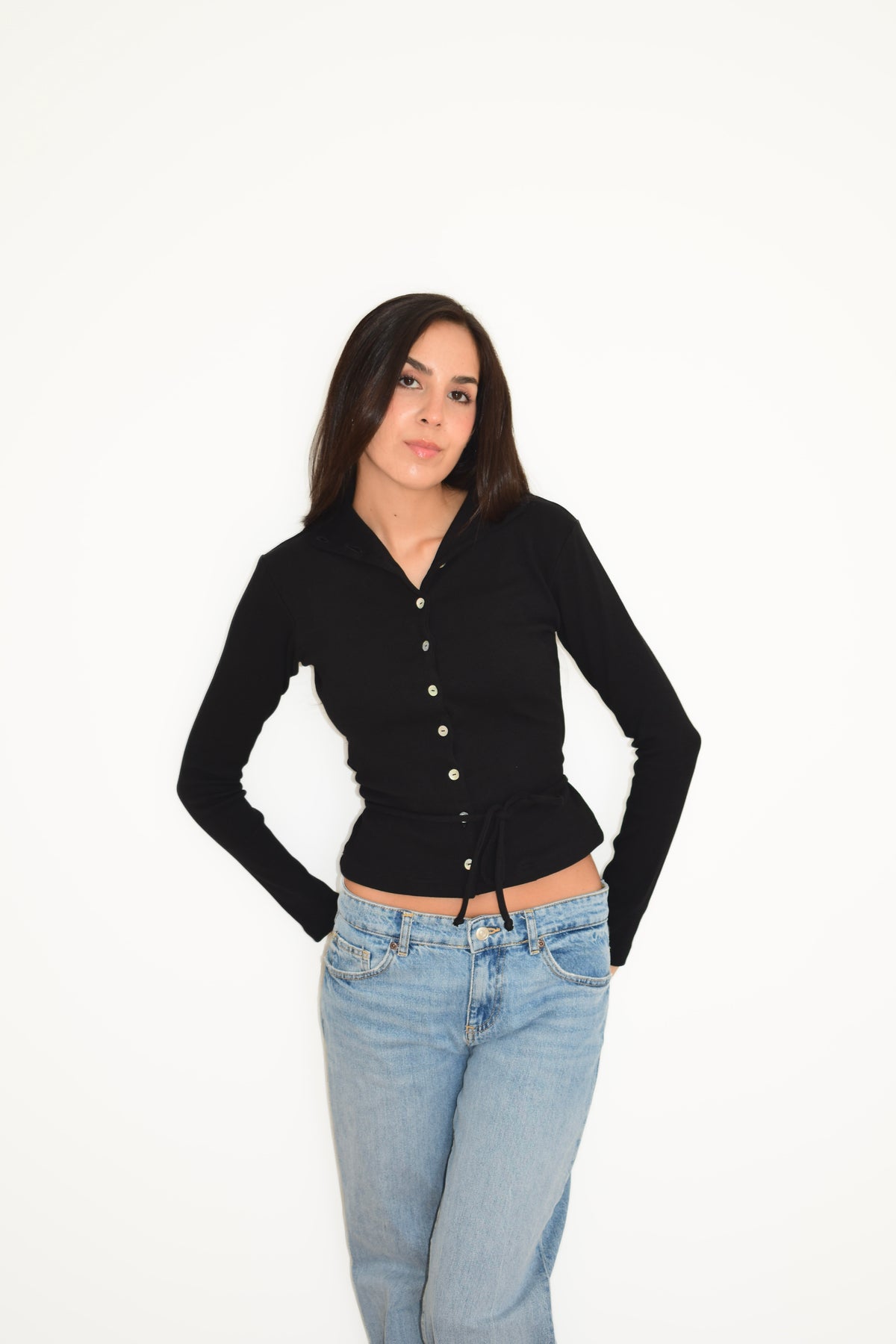 FREYA TOP BLACK