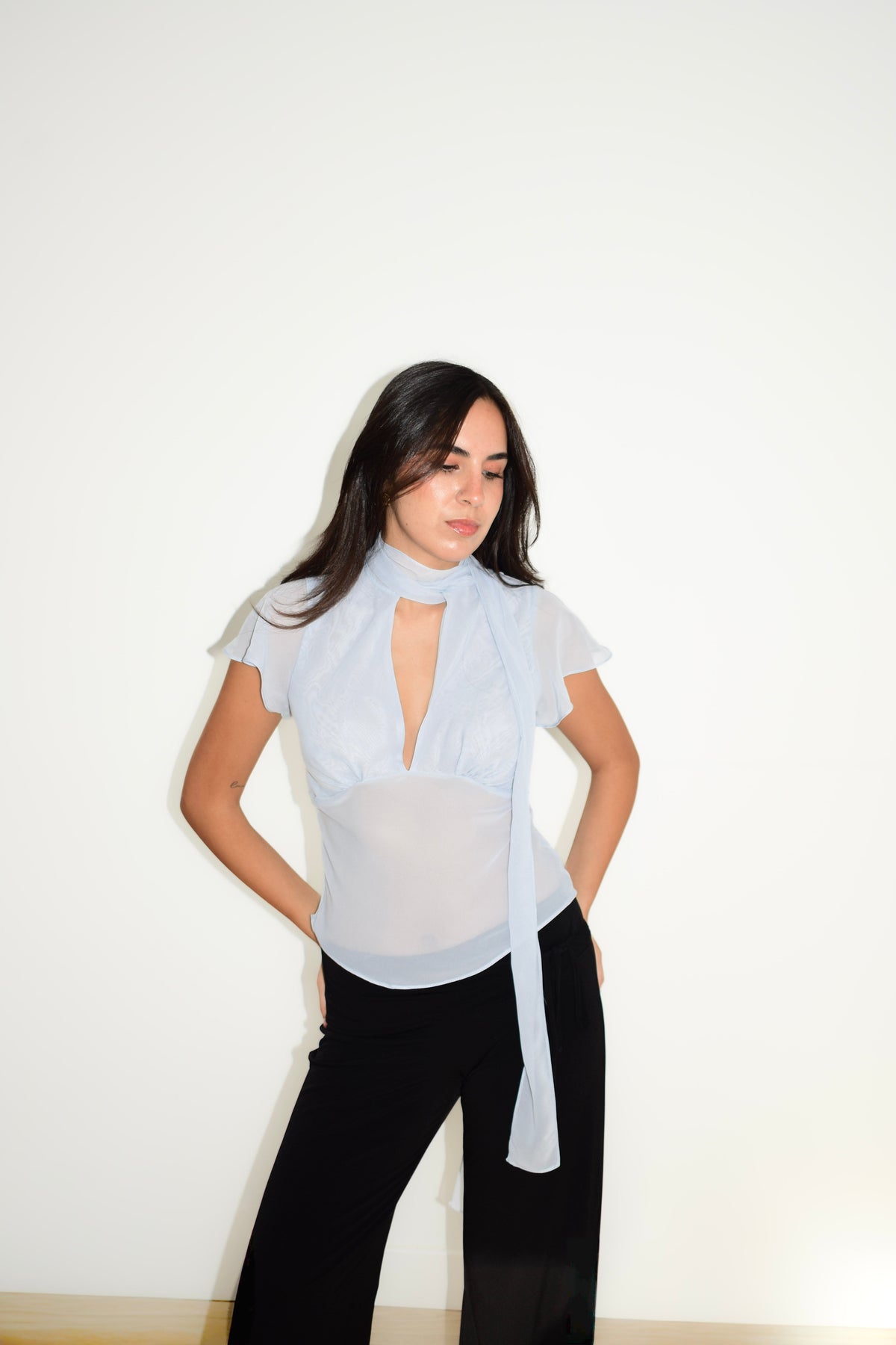 AMARA TOP LIGHTBLUE