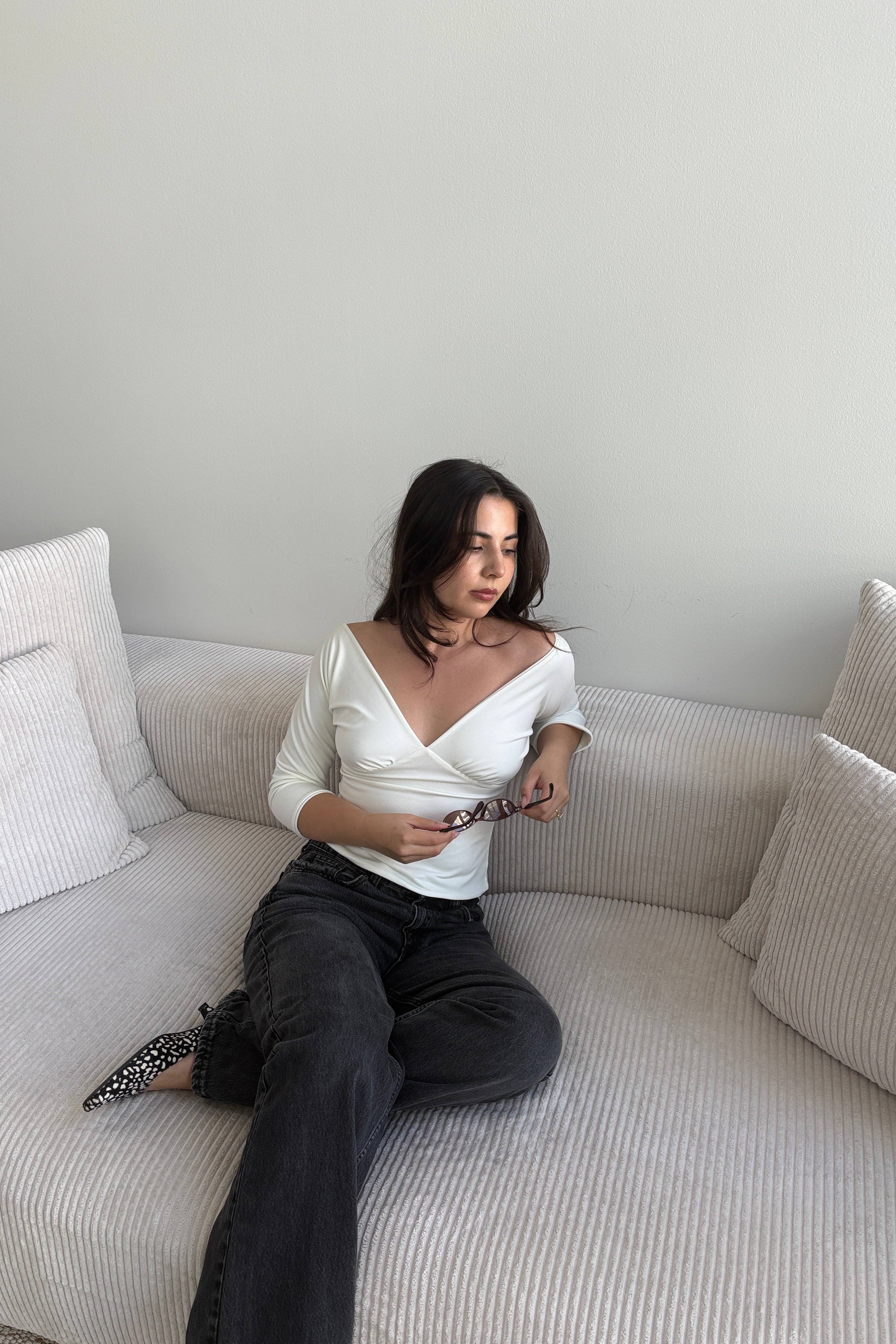 ALISA TOP IVORY