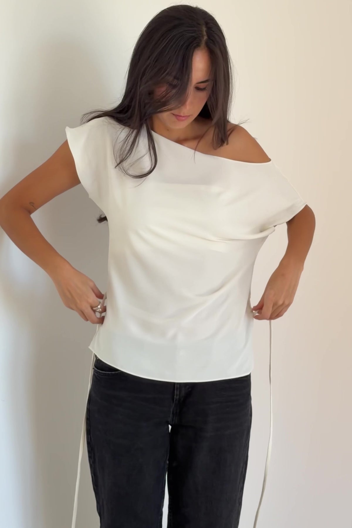 LENA TOP IVORY
