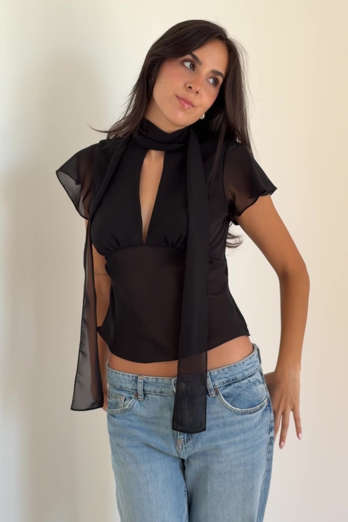 AMARA TOP BLACK